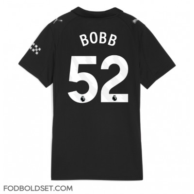 Manchester City Oscar Bobb #52 Udebanetrøje Dame 2025-26 Kortærmet Manchester City Oscar Bobb #52 Udebanetrøje Dame 2025-26 Kortærmet